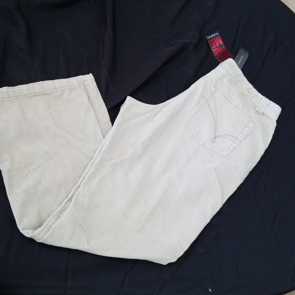 Lane Bryant Soft Cordeuroy Pants 18 Khaki